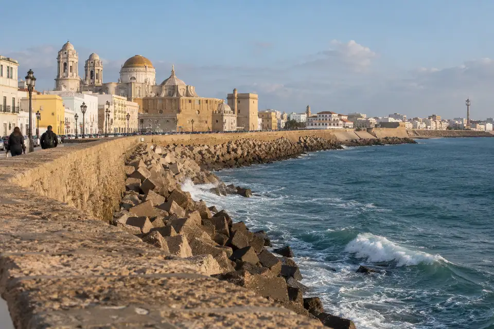 De zeemuur van Cádiz
