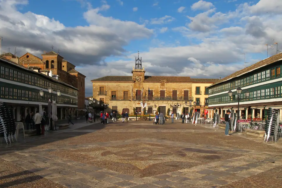 Plaza Mayor in Almagro.