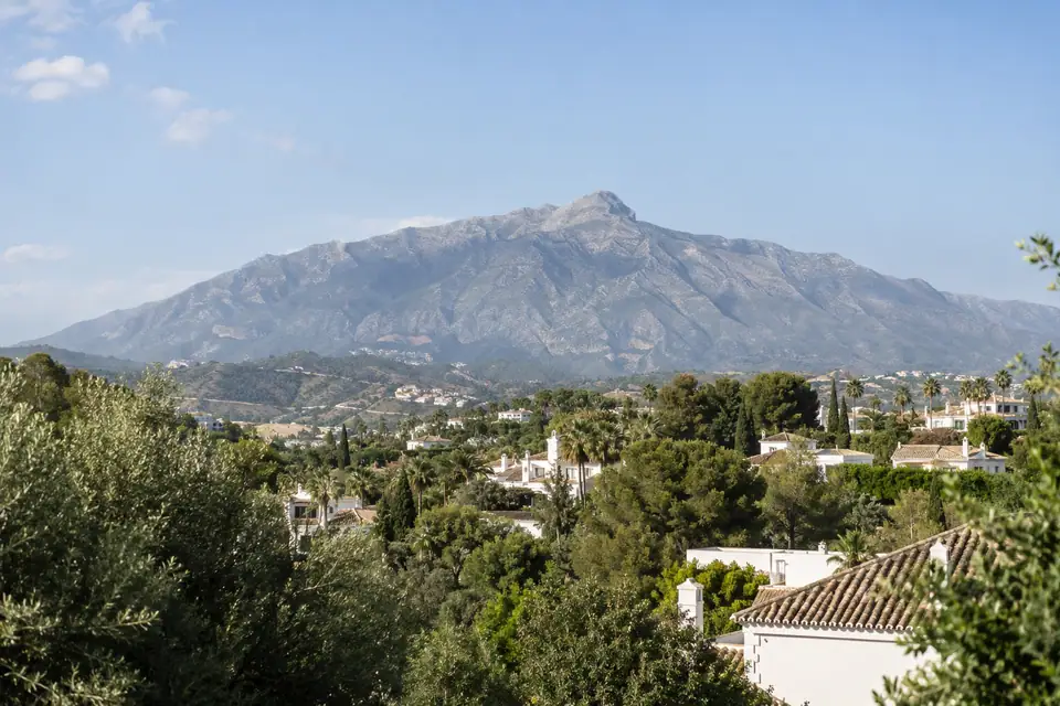 Bergland achter de kust van Marbella