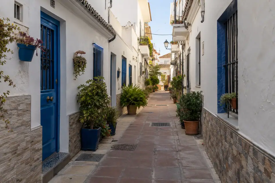 Witte vissershuizen in La Carihuela