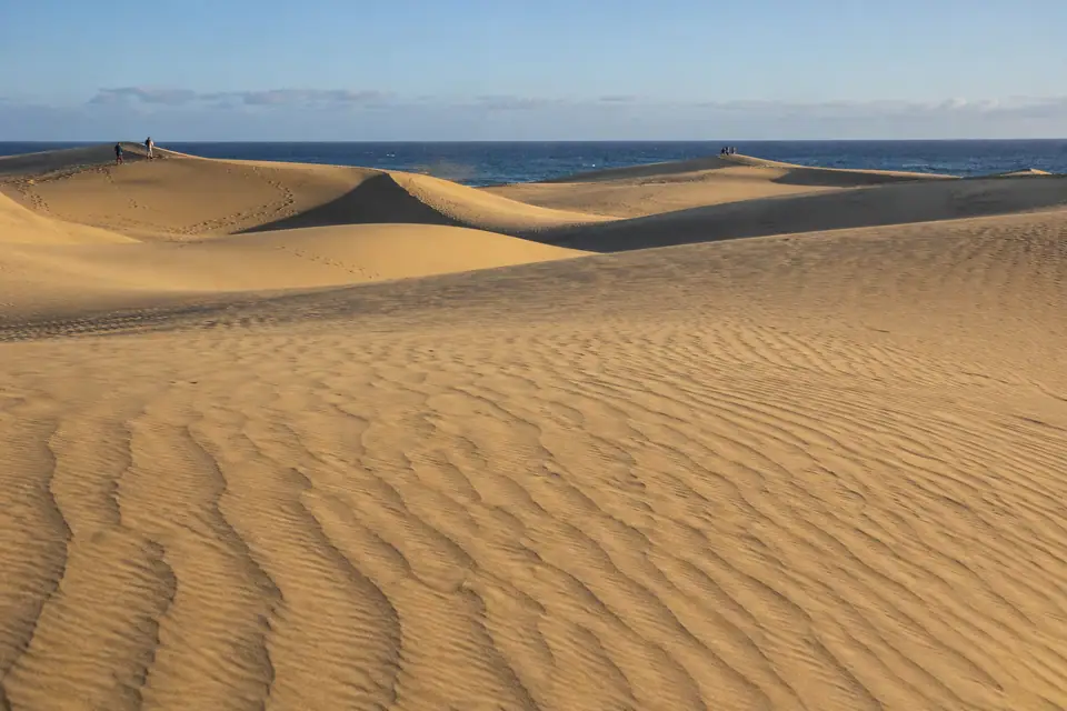 Windribbels in de duinen van Maspalomas