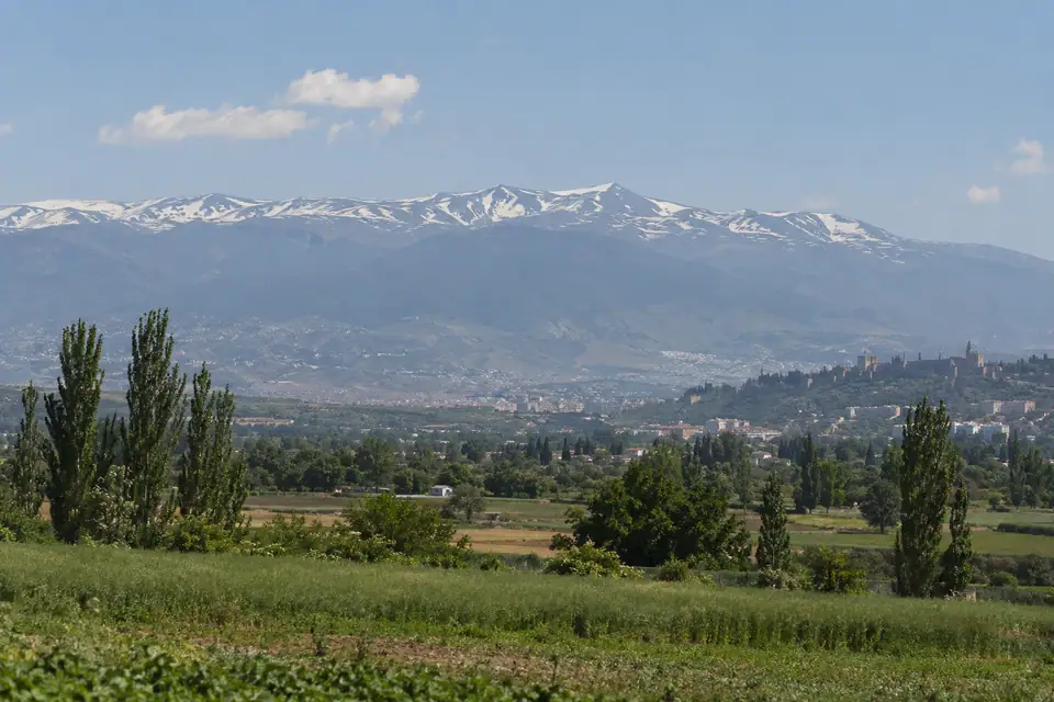 De Sierra Nevada achter de Vega