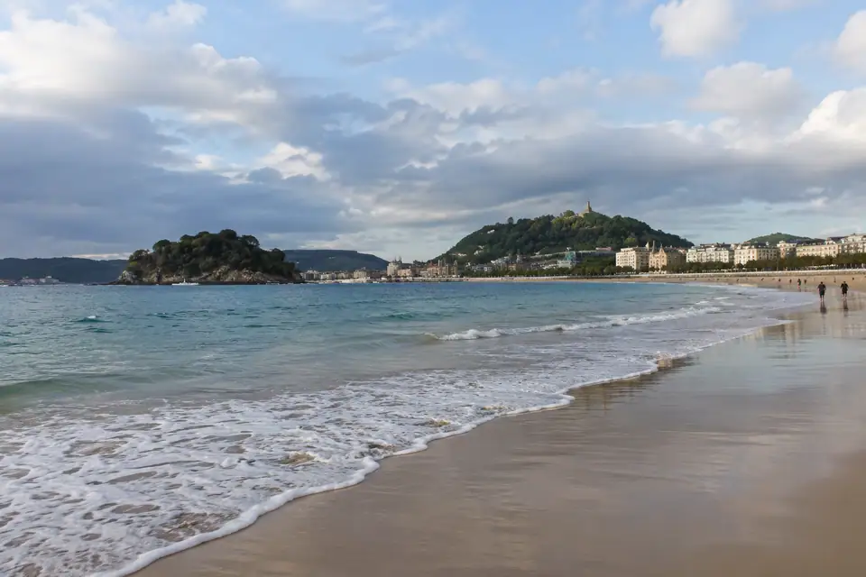 De baai van La Concha