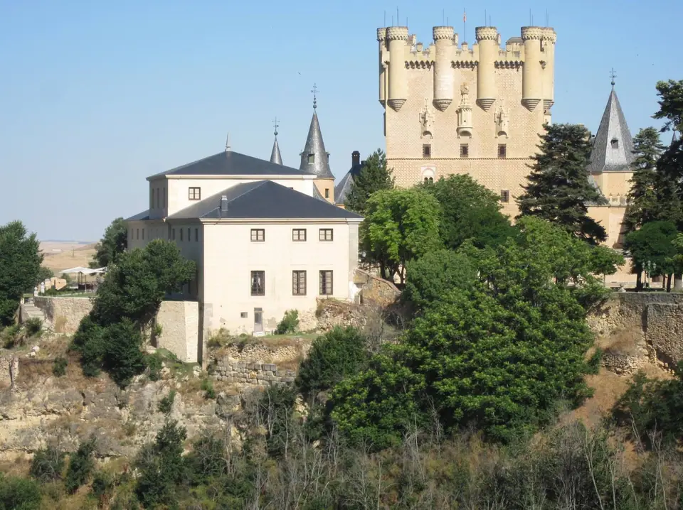Het Alcázar van Segovia, juli 2013.
