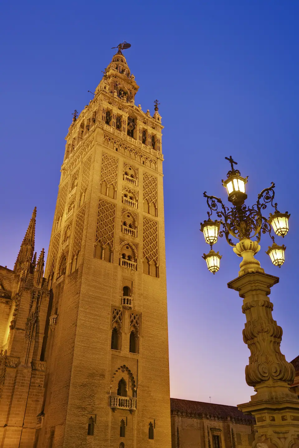 De Giralda in Sevilla, september 2009.