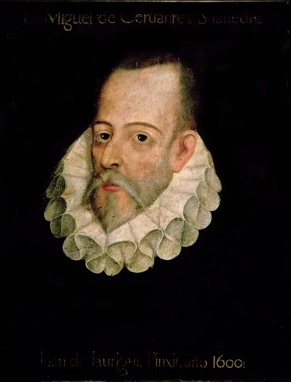 Traditioneel als Miguel de Cervantes aangeduid portret. De identiteit en de toeschrijving aan Juan de Jáuregui zijn onzeker.